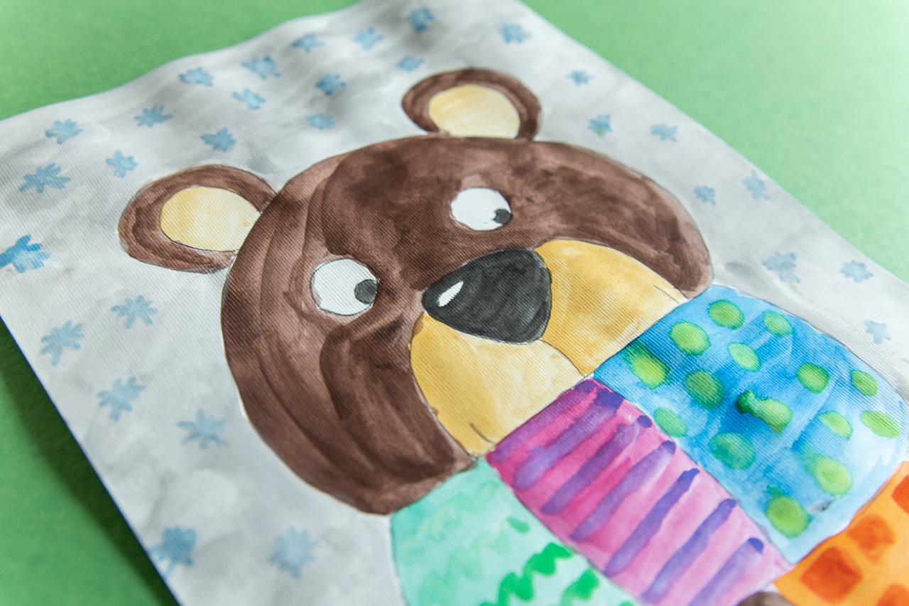 Activité créative : mon joli ours brun
