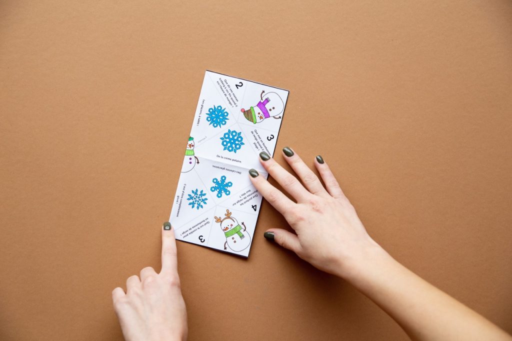 Cocotte : mes blagues de l'hiver - étape 5