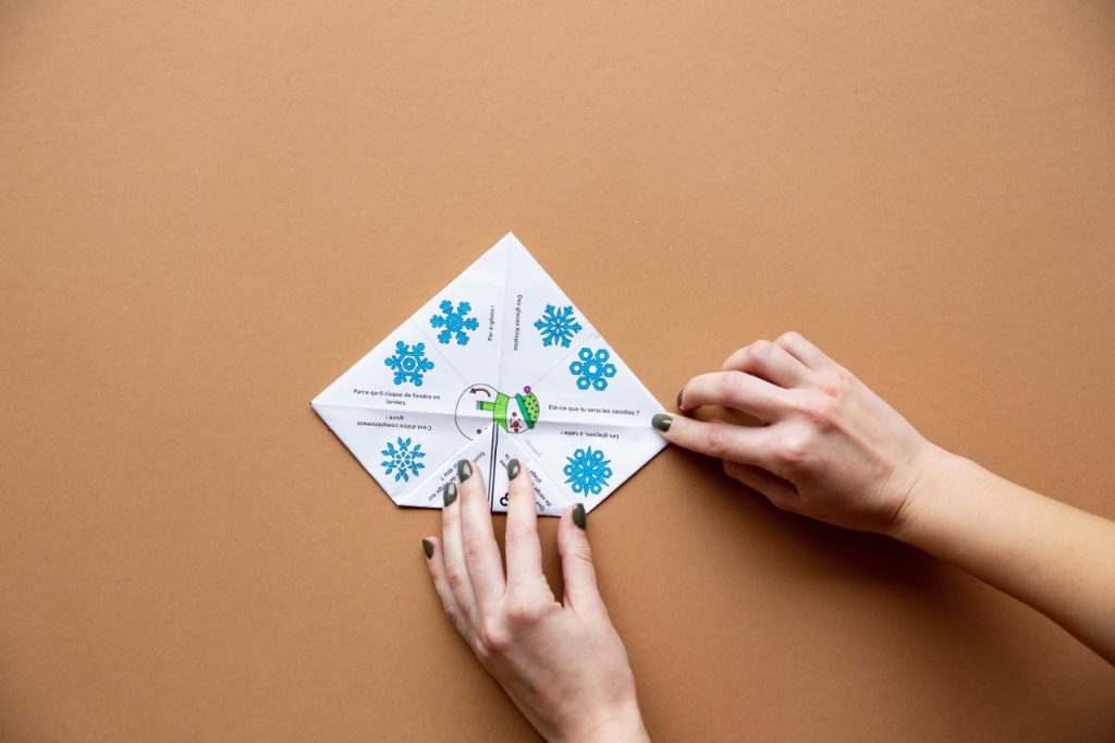 Cocotte : mes blagues de l'hiver - étape 7