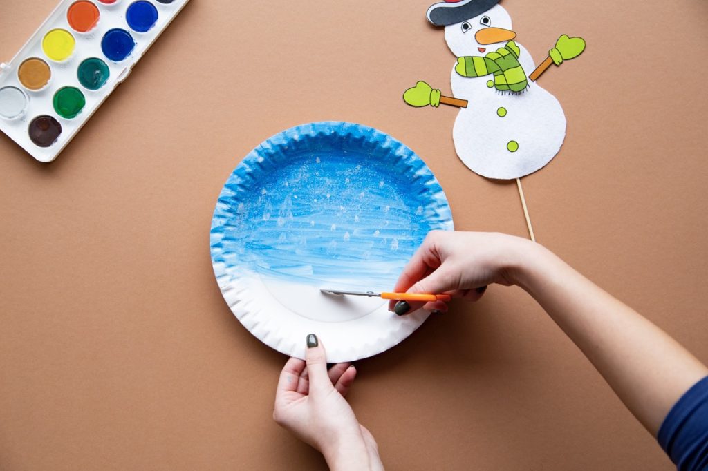 Mon bonhomme de neige - étape 7