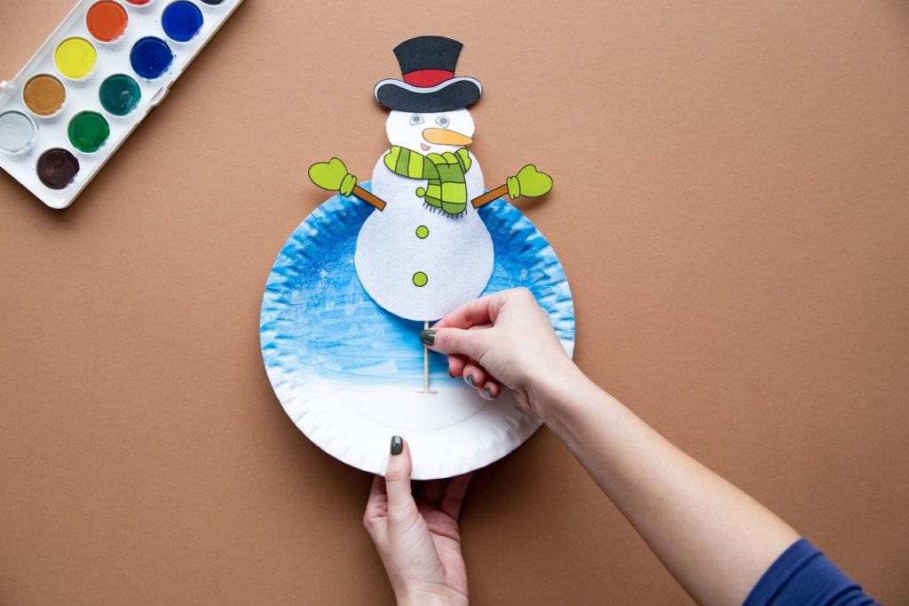 Mon bonhomme de neige - étape 8