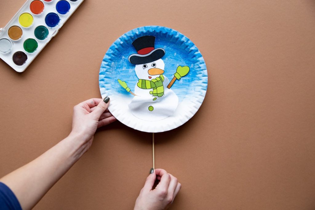 Mon bonhomme de neige - étape 9