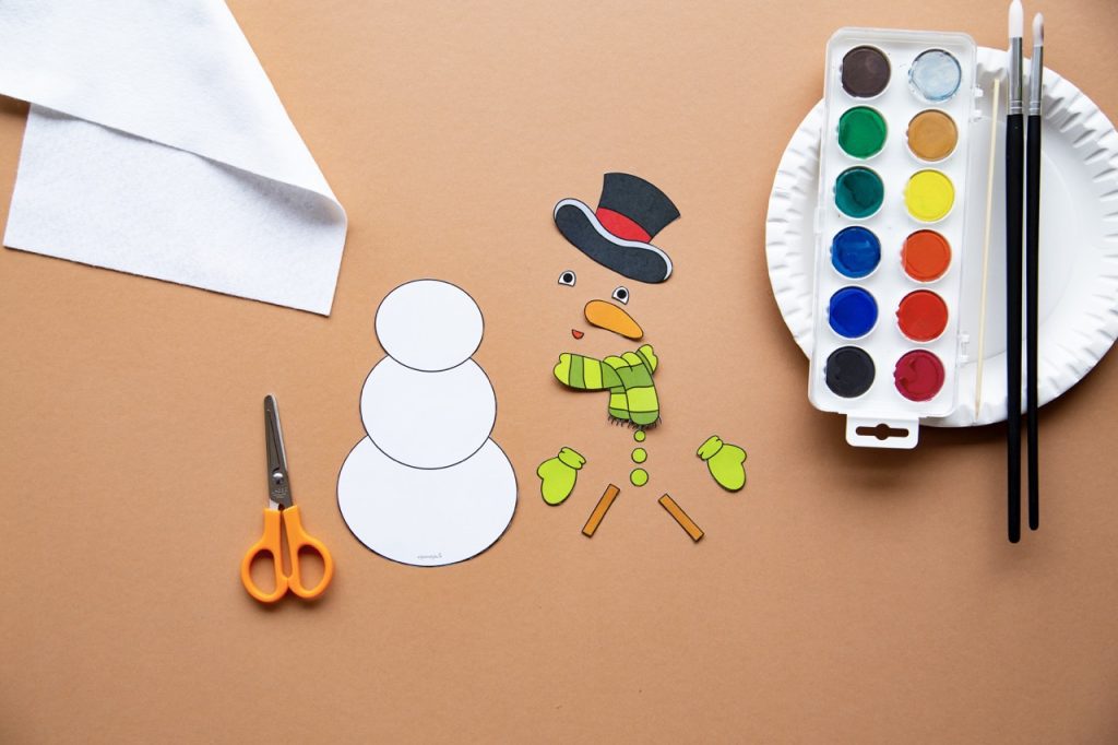 Mon bonhomme de neige - étape 2