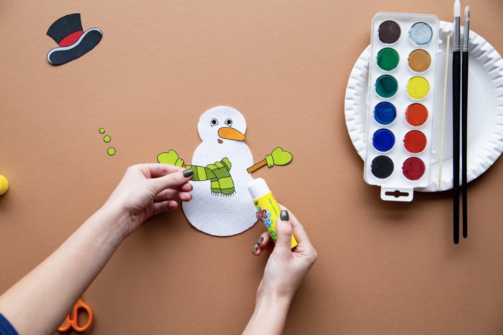 Mon bonhomme de neige - étape 3