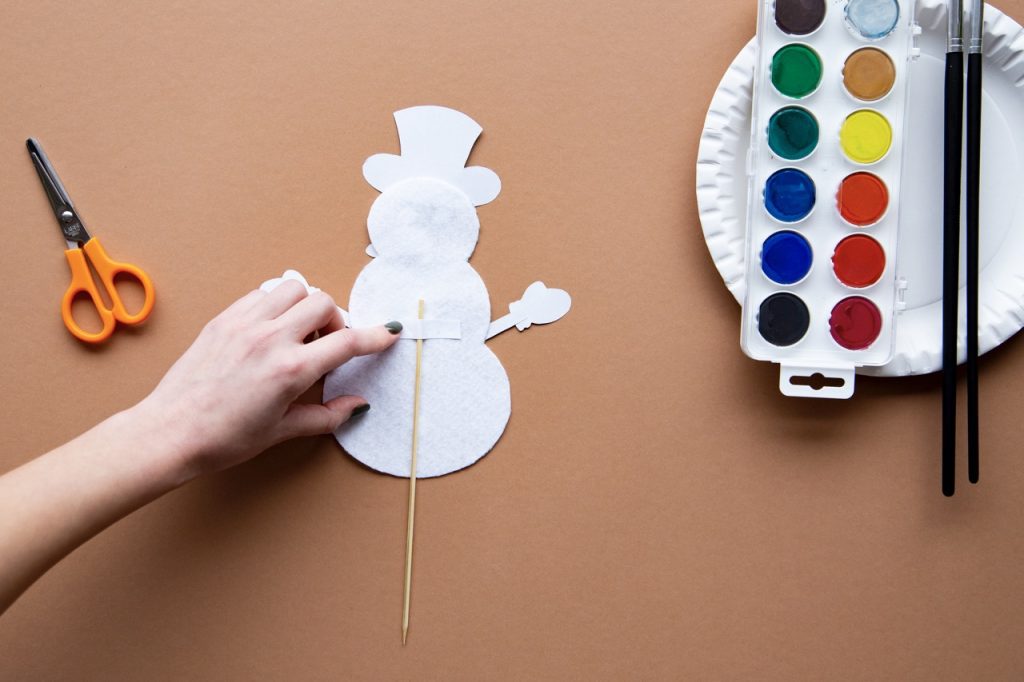 Mon bonhomme de neige - étape 5