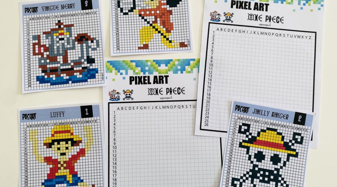 Modeles Pixel Art One Piece