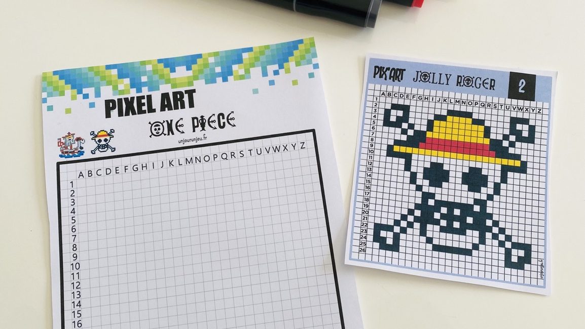 Pixel Art One Piece - Jolly Roger 1