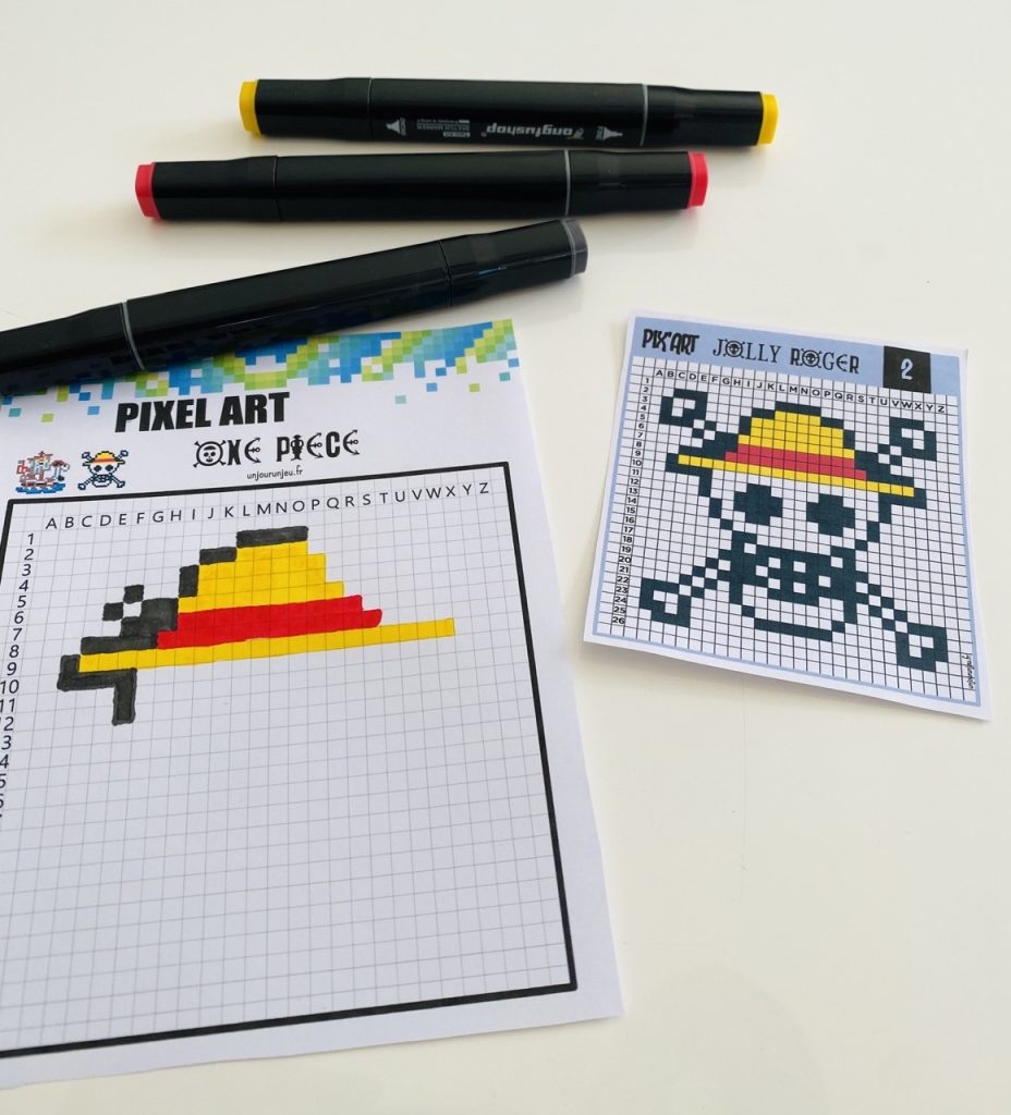 Pixel Art One Piece - Jolly Roger 2