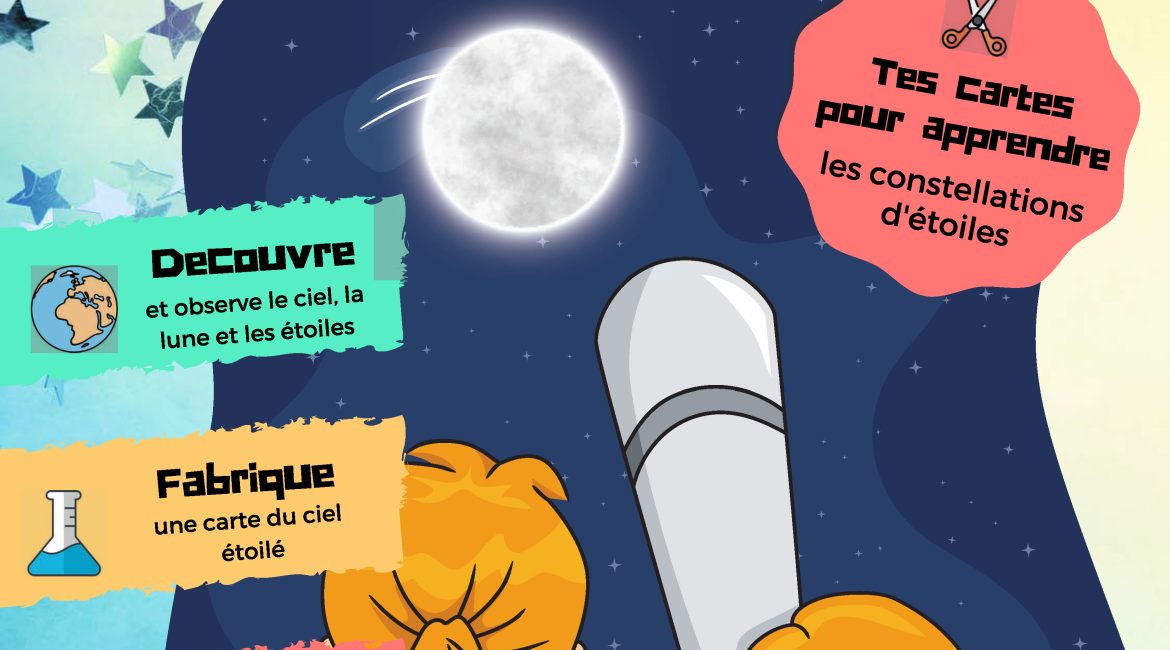 L'Académie des Ouistitis observe la lune et les étoiles