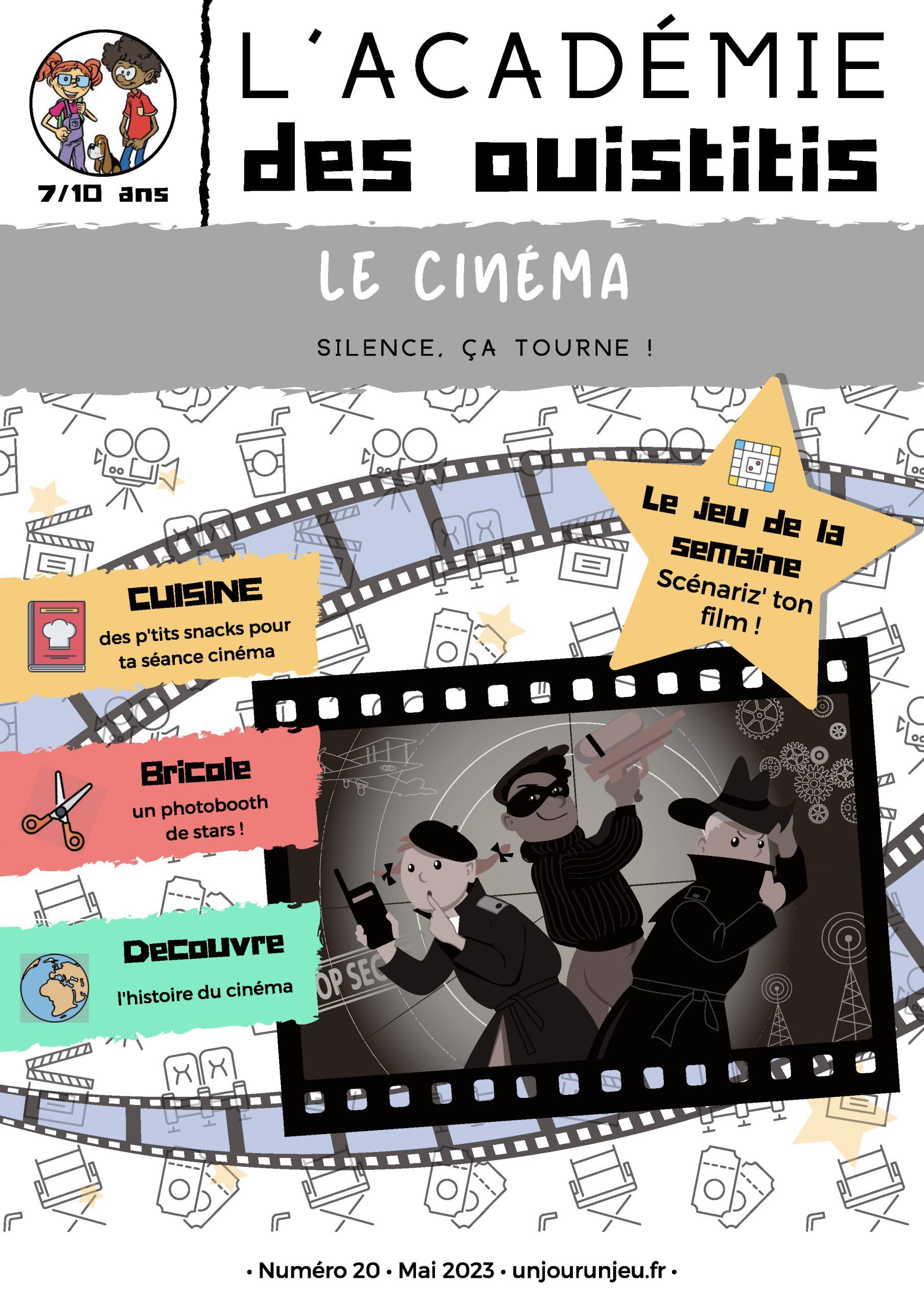 L'Académie des Ouistitis à la découverte du cinéma