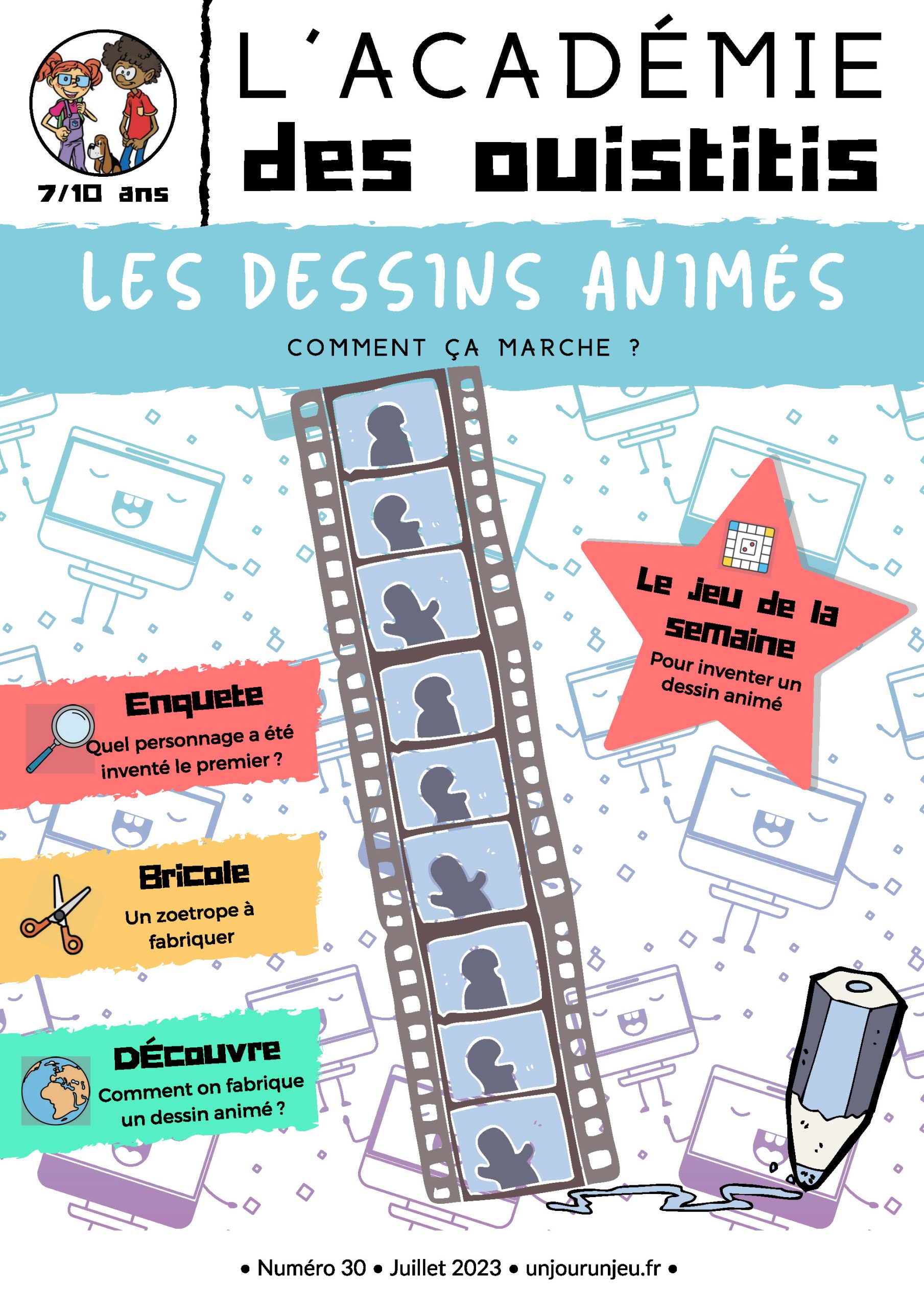 L'Académies des Ouistitis à la découverte des dessins animés