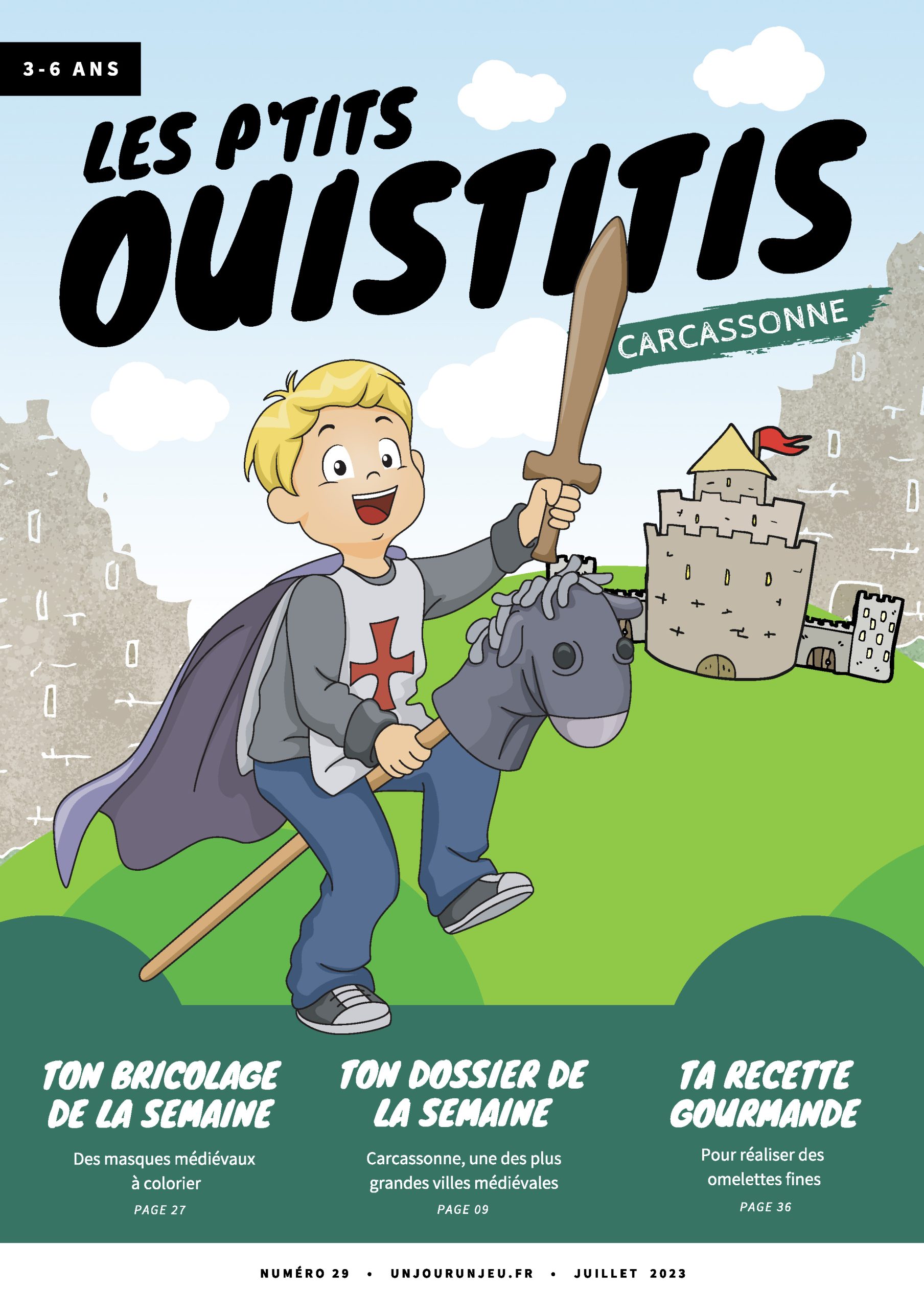 Les P'tits Ouistitis explore la cité de Carcassonne