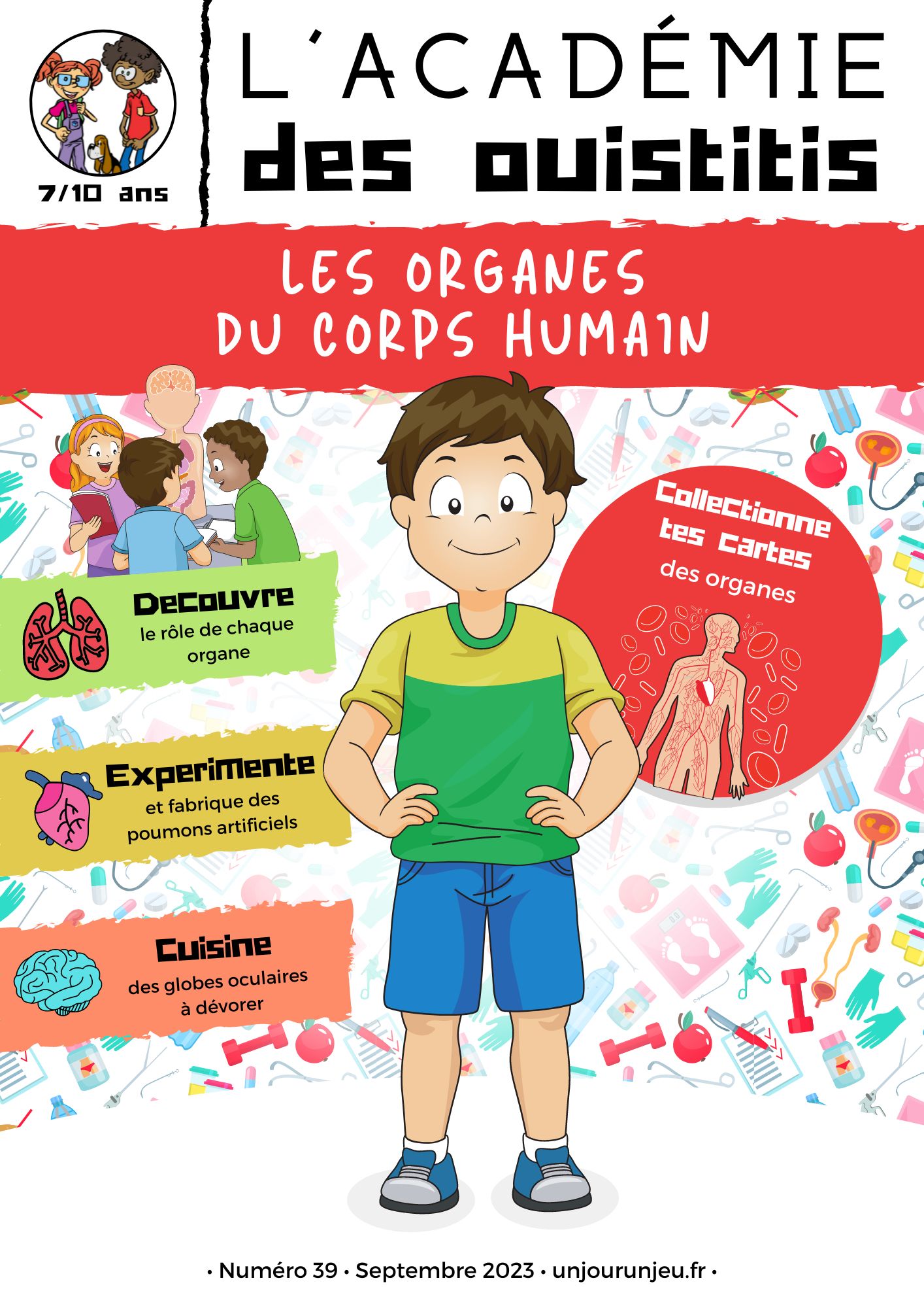 L'Académie des Ouistitis étudie les organes du corps humain