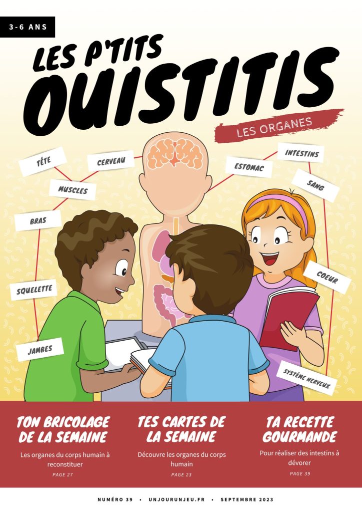 Les P'tits Ouistitis découvrent les organes du corps humain