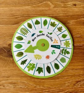 Mon cherche feuilles des arbres de la forêt