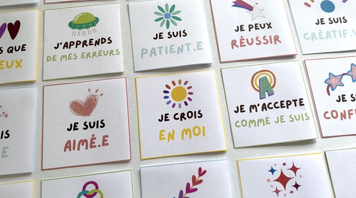 Mes cartes d'affirmations positives