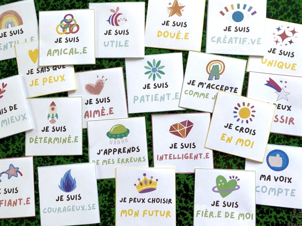 Mes cartes d'affirmations positives