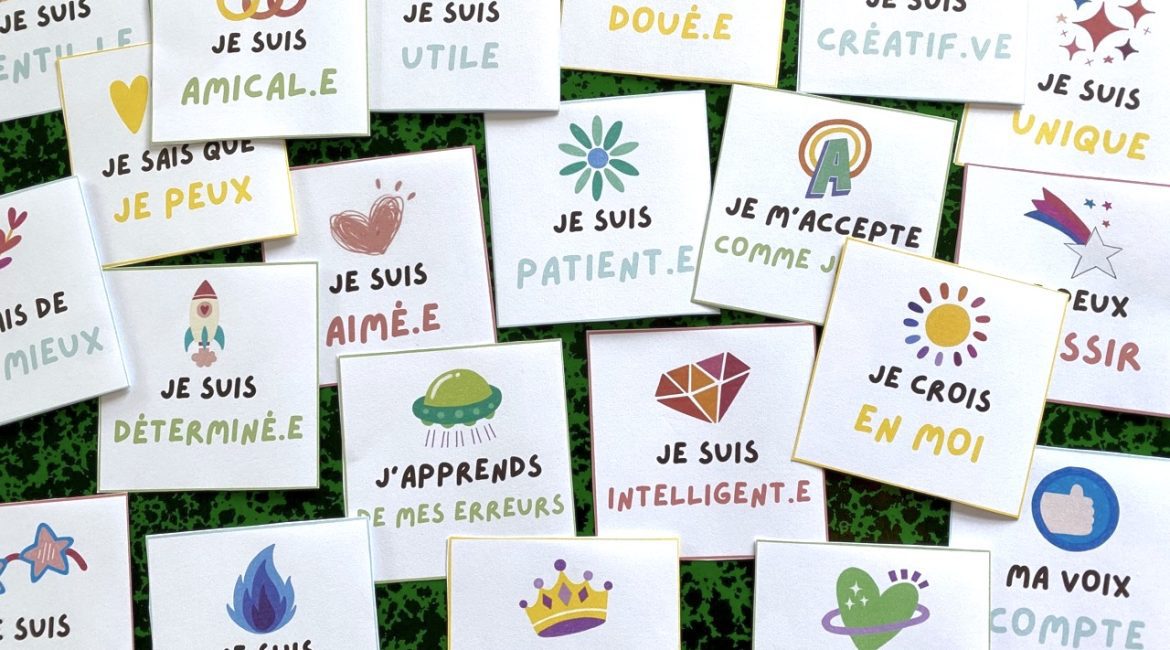 Mes cartes d'affirmations positives