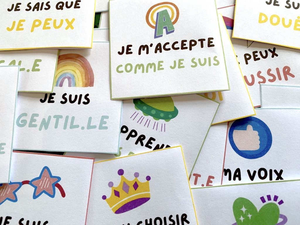 Mes cartes d'affirmations positives