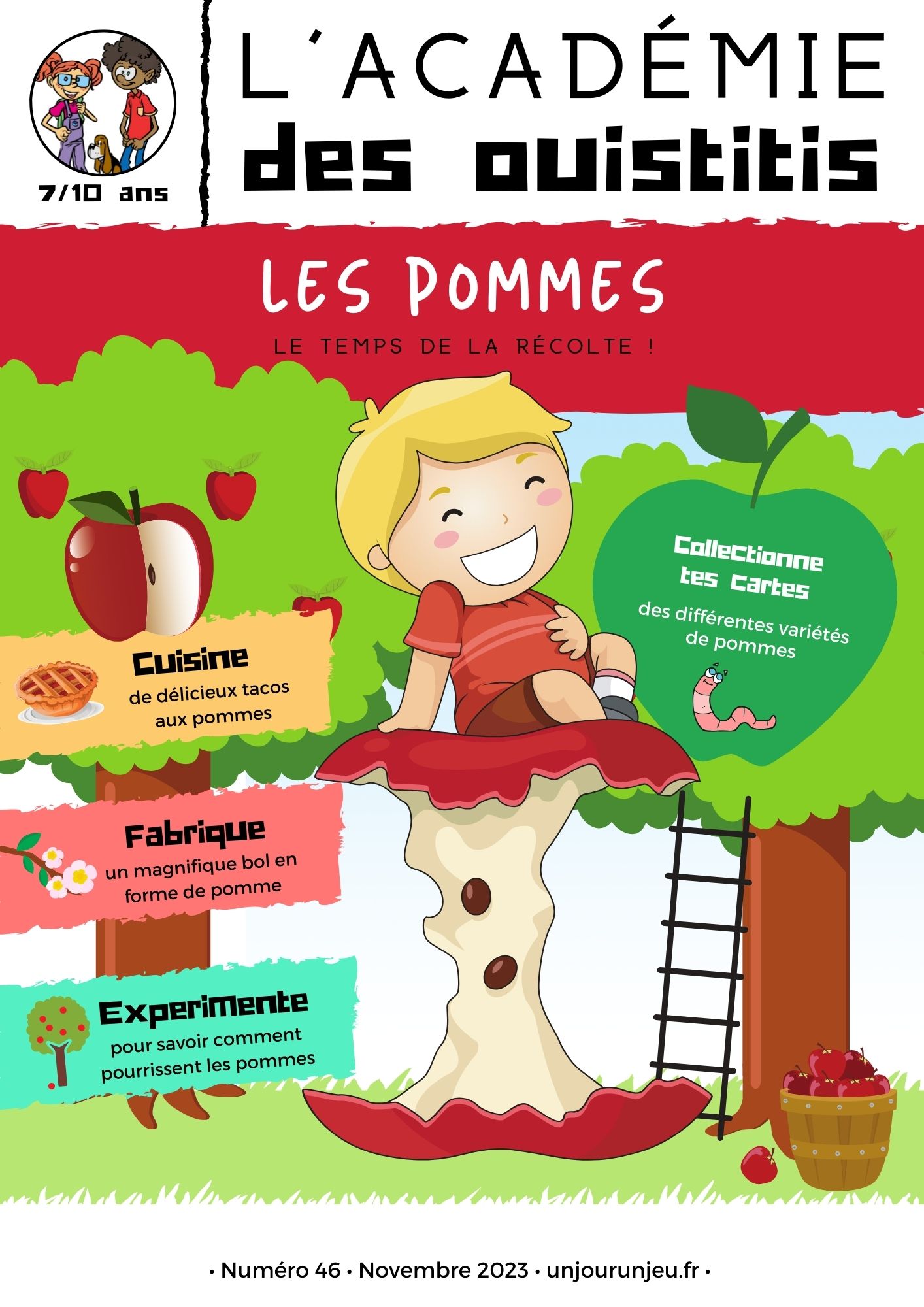 L'Académie des Ouistitis s'intéresse au cycle de la pomme