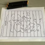 Mon agamographe d'Halloween - étape 1