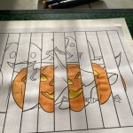 Mon agamographe d'Halloween - étape 2