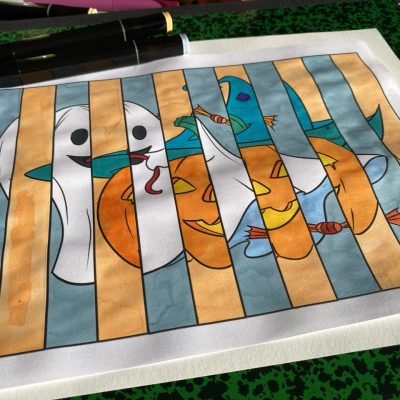 Mon agamographe d'Halloween