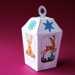 Ma jolie lanterne de Noël à fabriquer - terminée