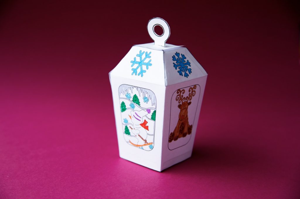 Ma jolie lanterne de Noël à fabriquer