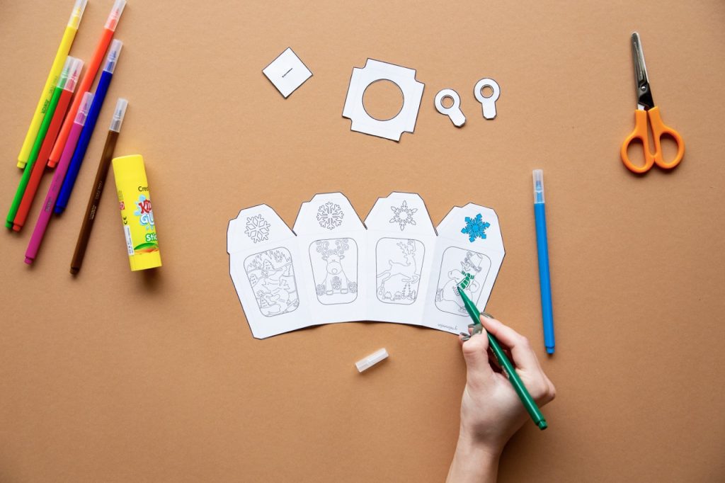 Ma jolie lanterne de Noël à fabriquer - étape 2