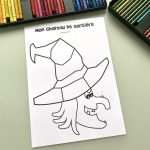 Mon chapeau de sorcière à compléter avec des graphismes - 1