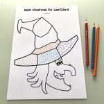 Mon chapeau de sorcière à compléter avec des graphismes - 4