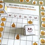 Mon tableau à double entrée des citrouilles déjantées