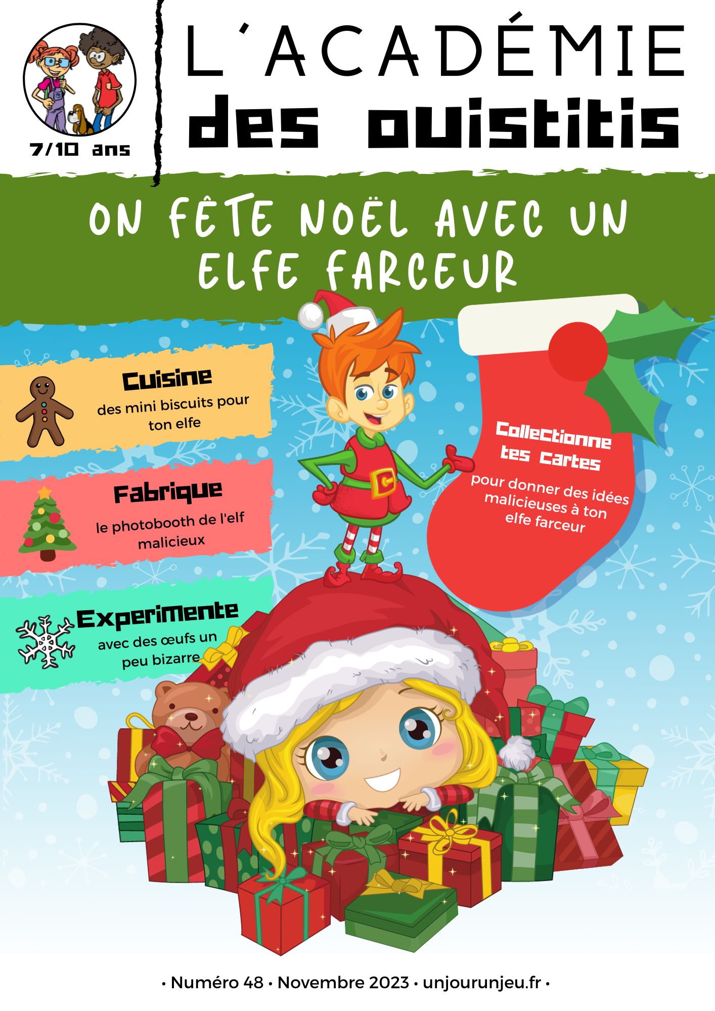 L'Académie des Ouistitis fête noël avec un lutin farceur