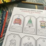 Mes étiquettes de Noël à colorier- 2