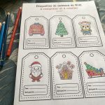 Mes étiquettes de Noël à colorier - 3