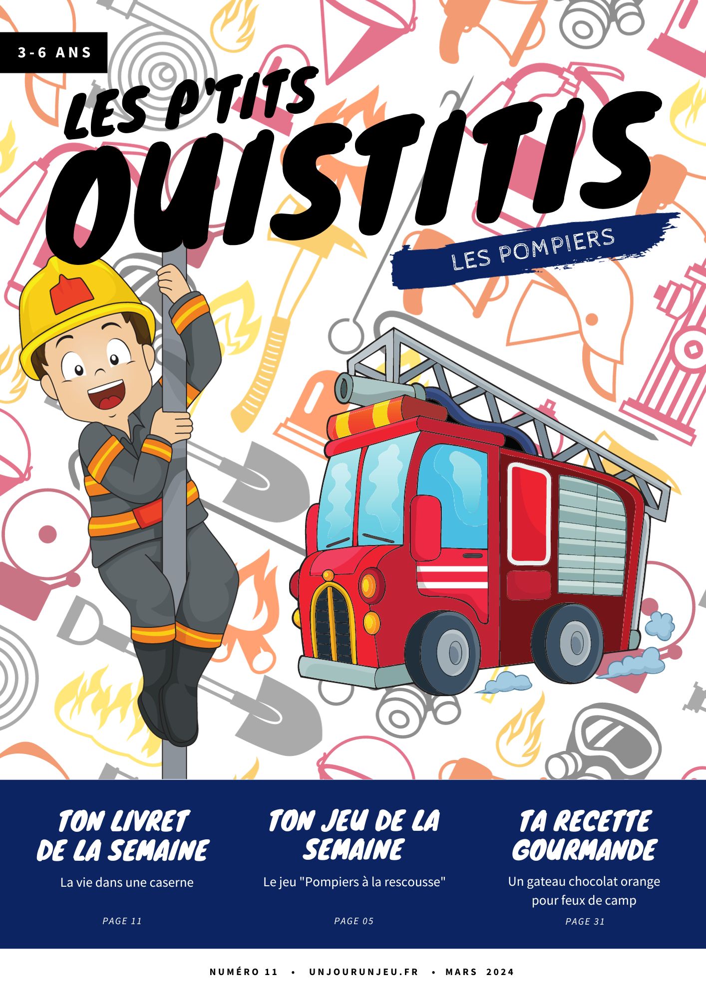 Les P'tits Ouistitis à la caserne des pompiers