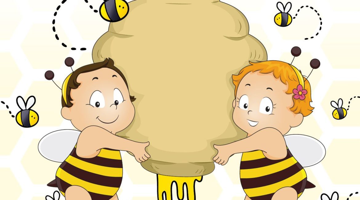 Les P'tits Ouistitis et les abeilles