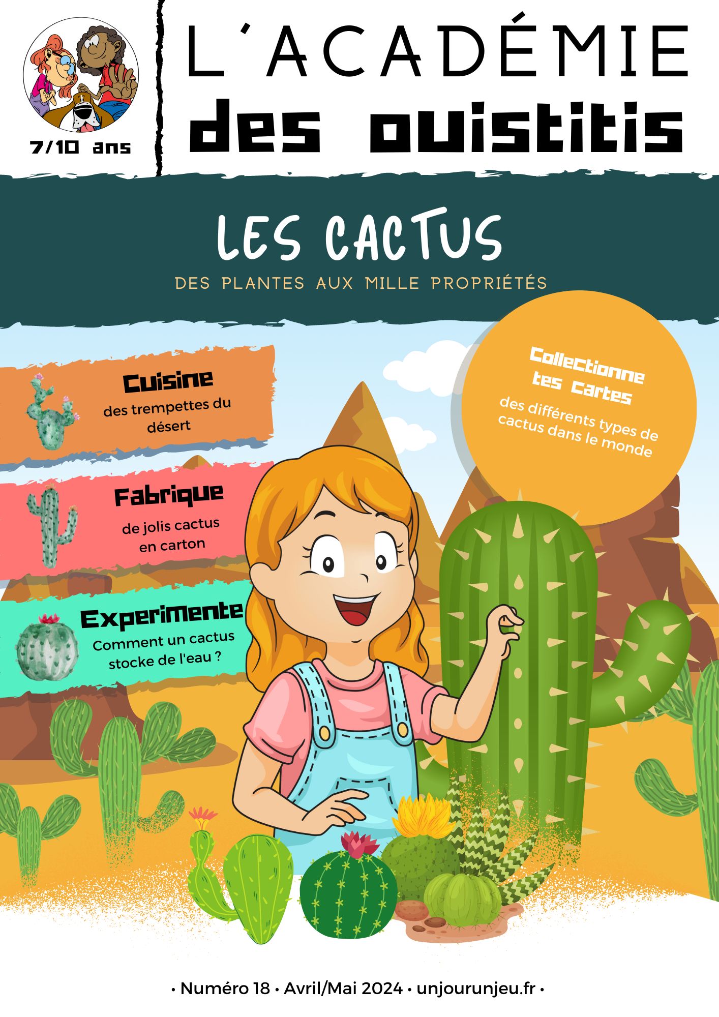 L'Académie des Ouistitis observe les cactus