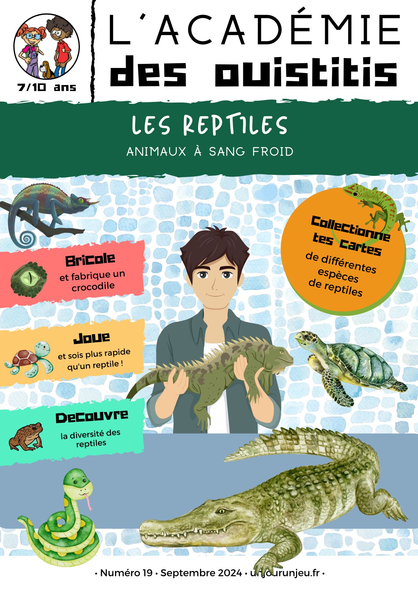 L'Académie des Ouistitis s'intéresse aux reptiles