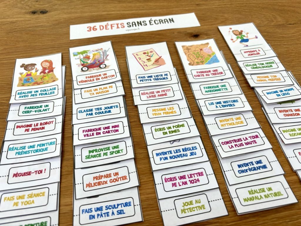 36 défis sans écran - 2