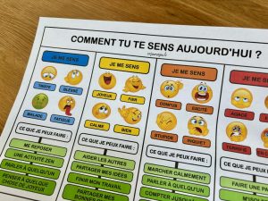Comment tu te sens aujourd’hui ? Support pour exprimer ses émotions