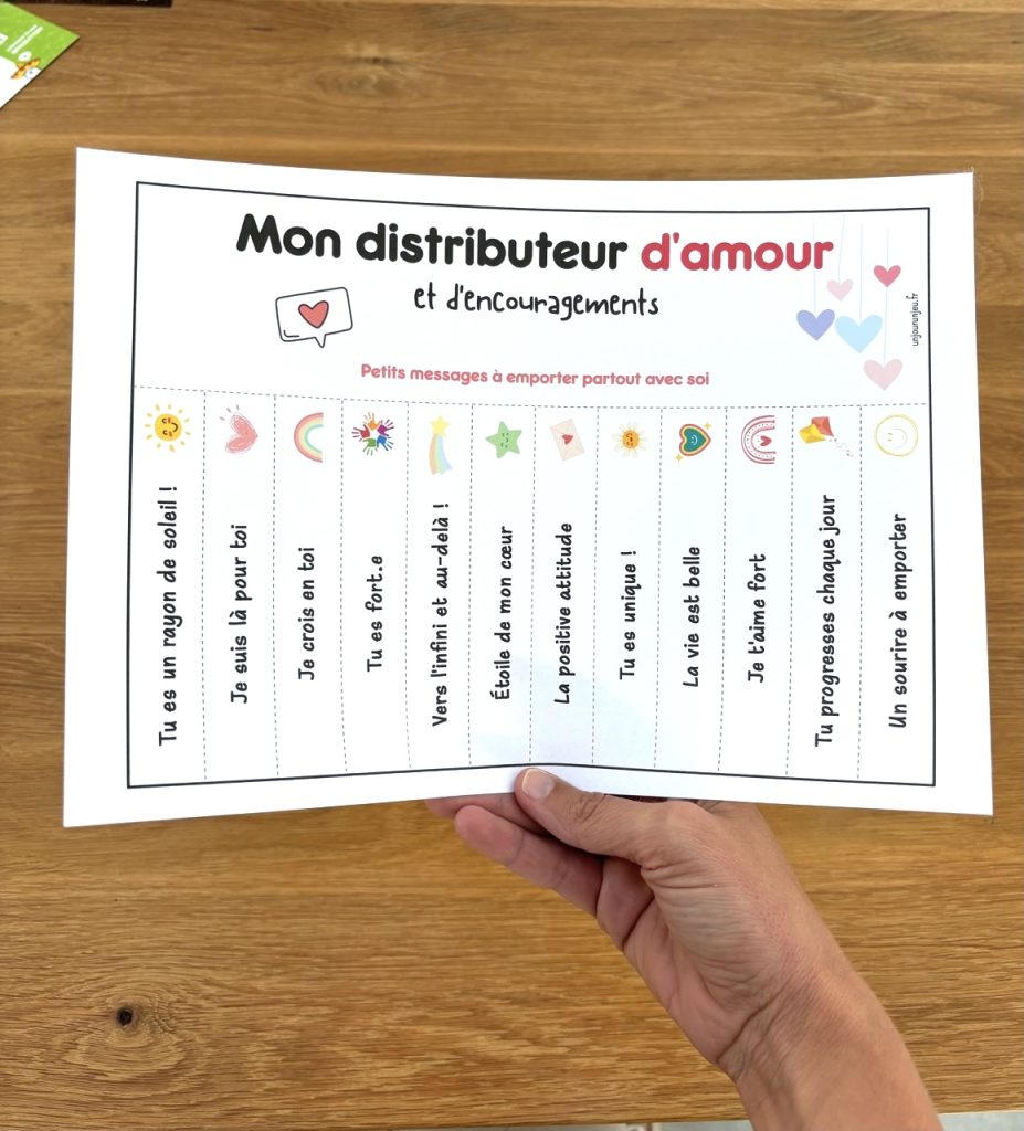 Mon distributeur d'amour et d'encouragements - 1