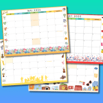 Calendrier mois par mois - unjourunjeu