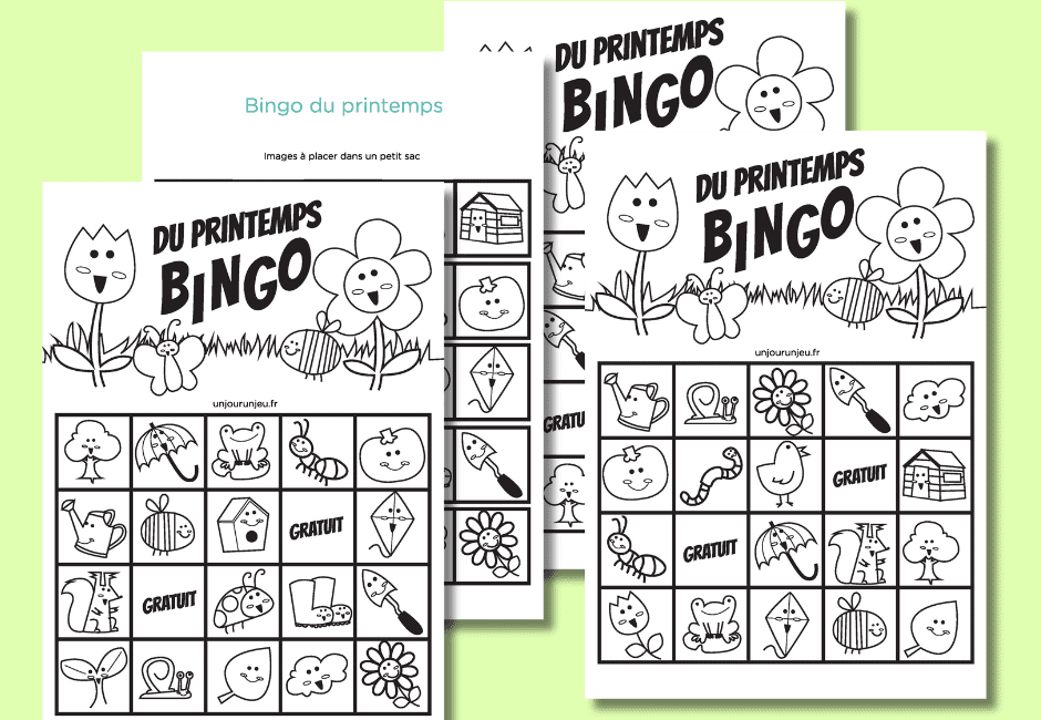 Le bingo du printemps