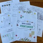 Mon cahier printanier