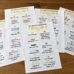 Cartes de conversation familiale