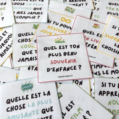 Cartes de conversation familiale