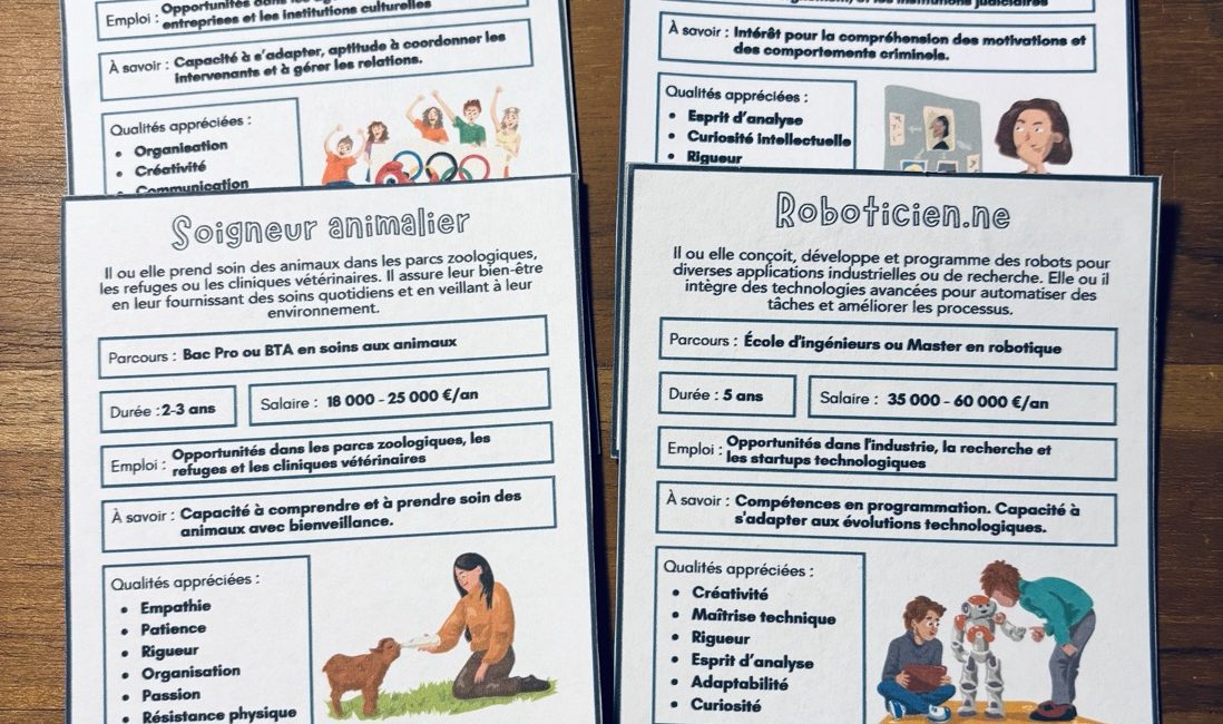 Fiches métiers