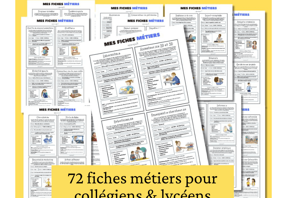 Fiches Métiers Orientation